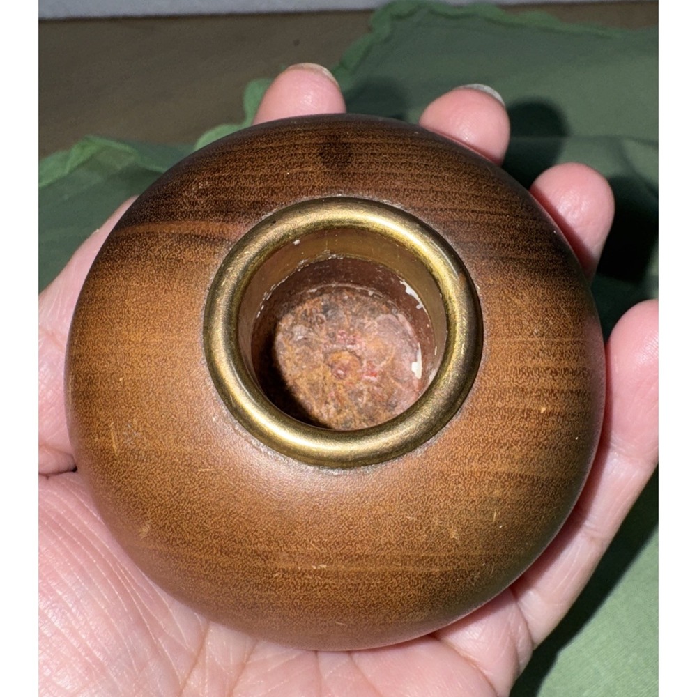 Myrtlewood Taper‎ Candlestick Holder Myrtle Craft Studios - Picture 2 of 6